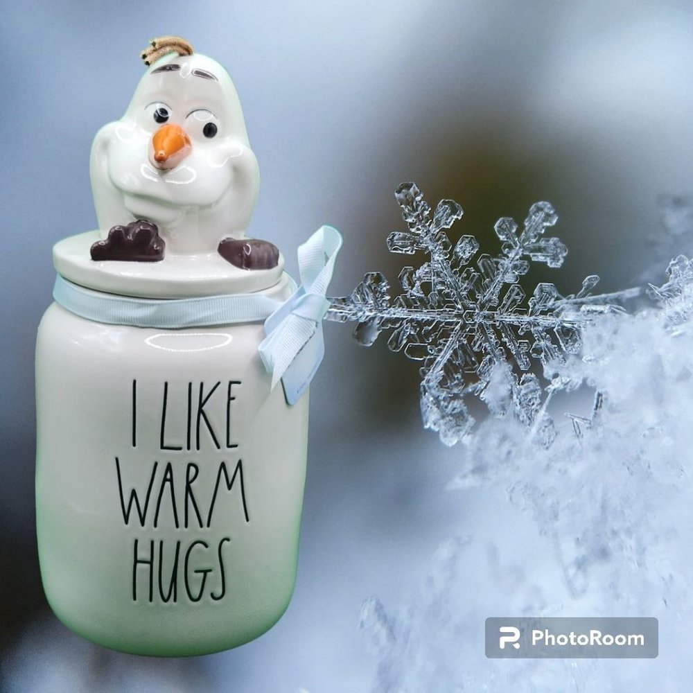 Rae Dunn Frozen Olaf Figural Canister New Tag Attached Excellent Condition